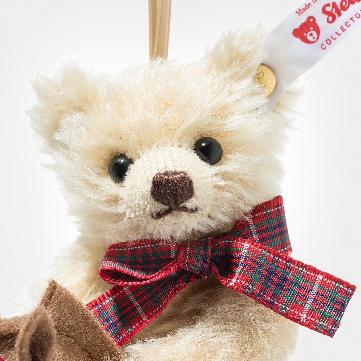 Steiff Nalle med käpphäst julprydnad