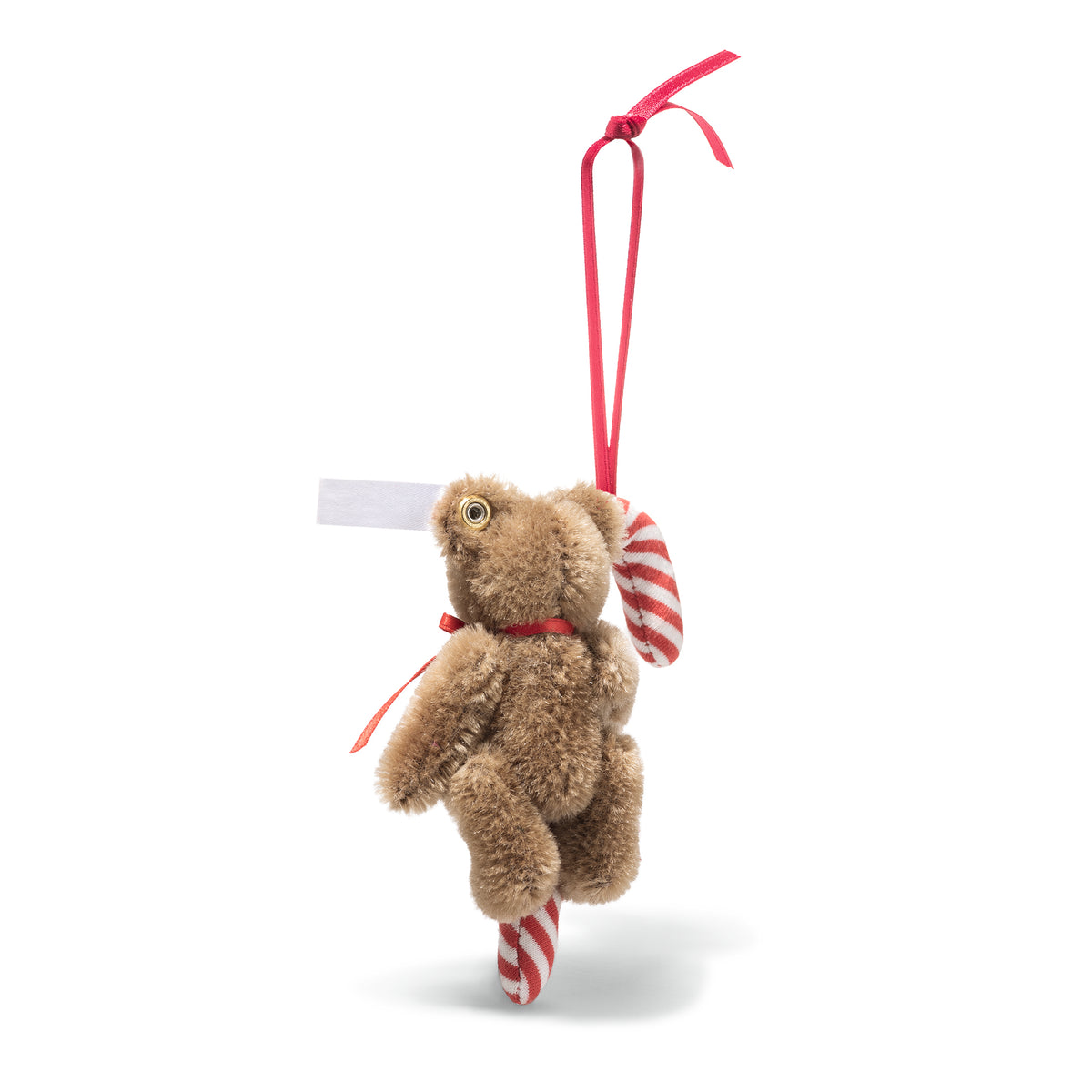 Steiff Nalle med polkagris julprydnad