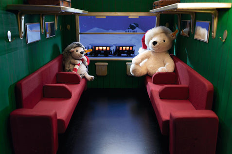 Rico and Hedgy on the night train